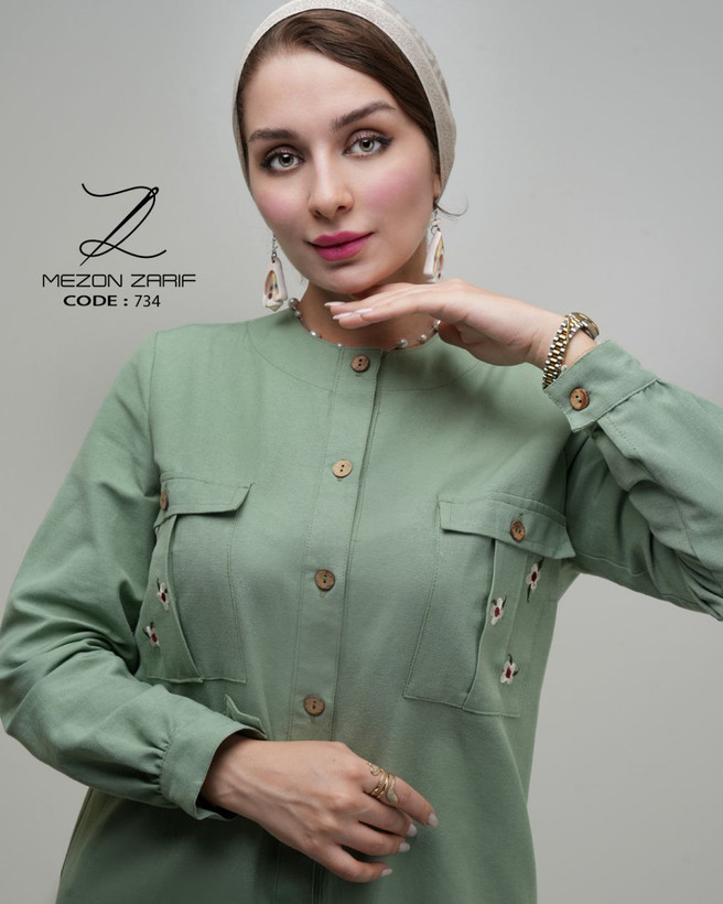 مانتو گلدوزی